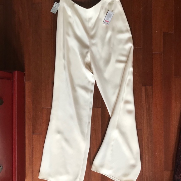 100% Silk Formal Slacks Pants with lining - Picture 1 of 5